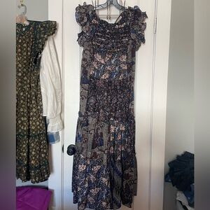 Ulla Johnson batik Floral Print Women's Dress size 12